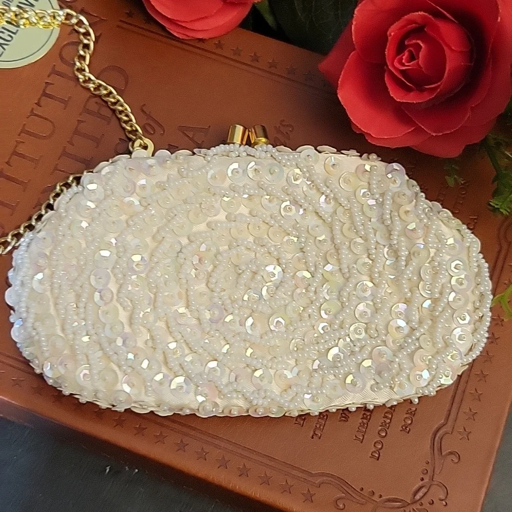 N/A beaded sequined